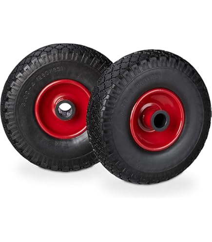 10" 260x85mm Pannensicher, - Flachfreilauf, Rollenlager, 150kg Pro Rad