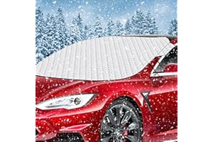 NHYDZSZ Couverture Pare-Brise Voiture,BâChe Pare Brise Protection,MagnéTique Couverture Repliable,Universelle Couverture Pare Brise Pour Anti Givre Pour Bache Voiture Anti Givre Et Neige, Uv,PoussièRe (B)