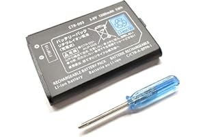 TODOBARATO 24HORAS Desconocido Bateria para Nintendo 3DS / 2DS 1300 mAh 3.6V 5Wh Li-Ion Battery Modelo CTR-003