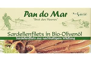 Pan do Mar Sardellenfilets (Anchovis) in Bio Olivenöl, 50 g