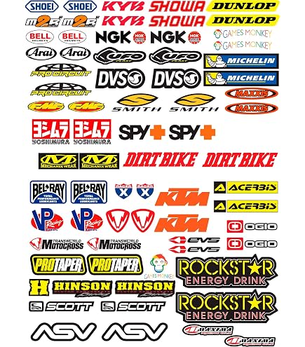 Autocollants Réfléchissants Pour Moto KTM - Kit Décalcomanies Vinyle Prédécoupées, Modèle Ready To Race
