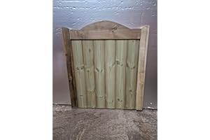 md carpentry Wooden Garden Gate, Pressure Treated, 4ft 120cm, Green, Wood