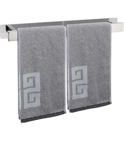 Portasciugamani Barra Gedy 35 Cm - Serie Pirenei, Nero Opaco, Ottone E Cromall - Foto 12