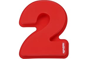 HotShuffle 13 Inch (33cm) XL Silicone Number Cake Tin Mould Baking Birthday Anniversary (Number 2)