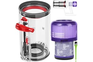 RUKHOOL Pojemnik do Dyson V11 V15 części zamienne filtr SV14 SV17 SV15 SV22 SV28 akcesoria do odkurzacza