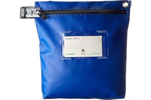 Versapak CCB1_BLS Medium Secure Cash Bag - Blue