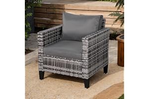 Rattan Park Sofás de Jardín de Poliratán – Conjunto Modular de Muebles de Exterior para Terraza y Patio