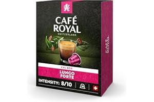 Café Royal Lungo Forte 36 Capsules for Nespresso Coffee Machine - 8/10 Intensity - UTZ certified Coffee Capsules recyclable Aluminium