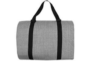 ‎JILDA-TEX jilda-tex Picknickdecke Campingdecke XXL Matte 200x200 cm Strandmatte wasserdicht sandfest (Chillout-Anthrazit)