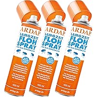3 x 400 ml Ardap Langzeit Flohspray für die Umgebung Quiko Das Original