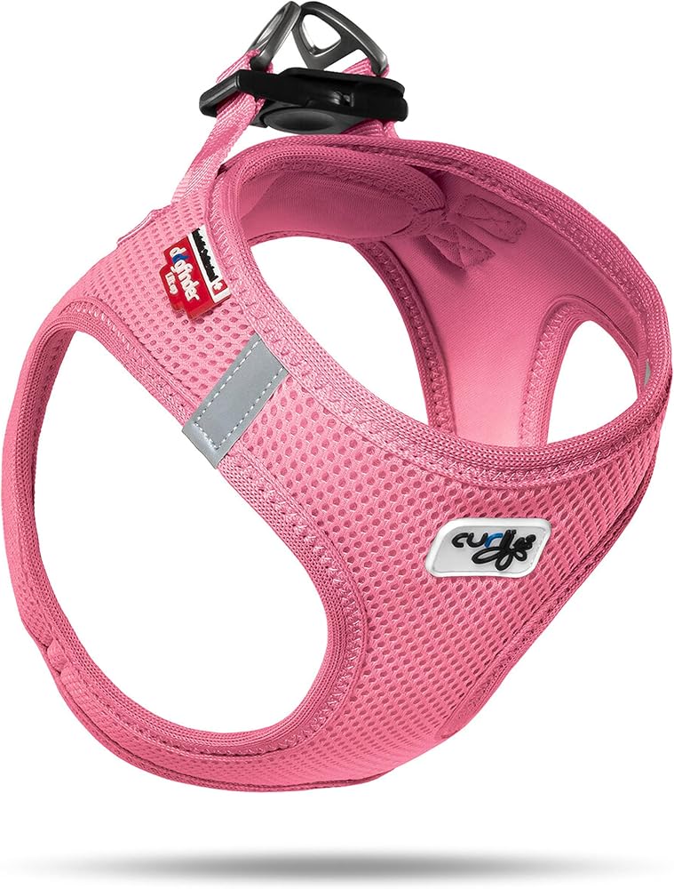 CURLI VEST HARNESS AIR-MESH PINK 3XS