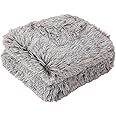 LSC Luxury Hug and Snug Cuddle Throw Blanket Extra Fluffy Blanket Super Soft Warm Cosy 100% Polyester Long Hair Throws for Couch Bedspread Travel Sofa Throw (LIGHT GREY, Double - 150X200cm)