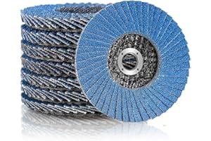 YIXUND Fächerscheiben Lamellenscheiben,Schleifscheiben Schleifmopteller,8 Stück ø 76 mm x 10 mm Korn 40/60/80/120 mischen Set Lamellen Schleifscheibe Schleifmop Flap Disk