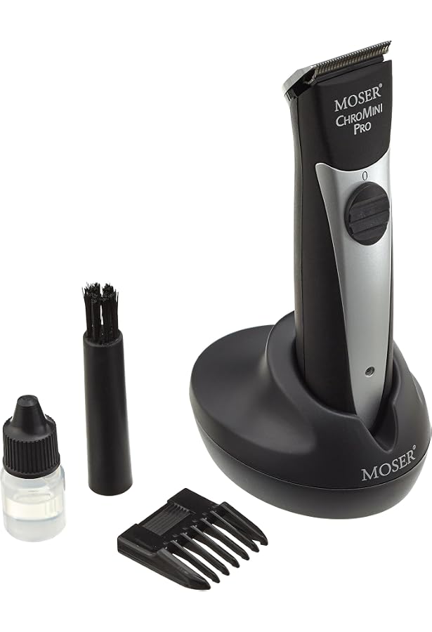 Moser Profiline Haarschneider 1400 - Inkl. 6 Aufsteckkämmen & STAR BLADE