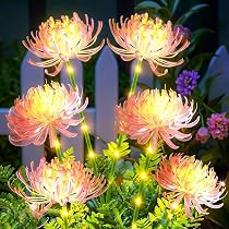 Yowin Gartendeko Solarleuchten – 2 Stück, LED-Blumen, IP65 Wasserdicht, Warmweiß, Automatisch Ein/aus, Ohne Kabel, Für Balkon & Beet