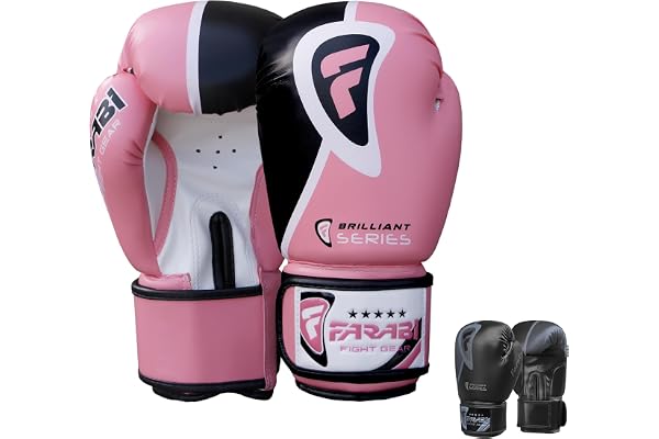 Farabi Sports Boxing Gloves 10oz, 12oz, 14oz, 16oz for Men, Women & Training, Fighting, Sparring, Kickboxing, Muay Thai, MMA and Punching Gloves