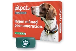 PitPat Dog GPS-spårare - ingen prenumeration krävs - för alla hundar