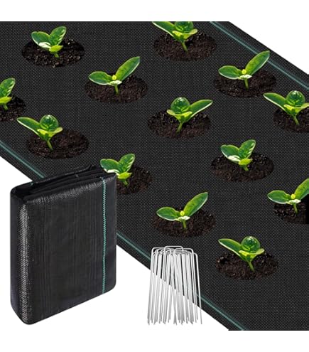 thumbnail image 2 of Plant Film Perforated Mulch Anti-grass Home Garden PE 2 of 9