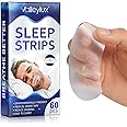60Pcs Mouth Tape for Sleeping (100mm), Sleep Strips, Gentle Sleep Mouth Strips for Nasal Breathing, Less Mouth Breathing, Anti Snoring Mouth Strips Promote Better Nighttime Sleeping and Snoring Relief