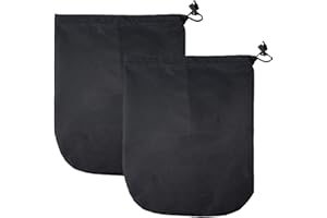 Cdemiy Auto Side Mirror Snow Cover, 2pcs Frost Guard Mirror Cover Auto, Dust-proof Waterproof Auto Exterior Rear View Mirrors, Car Mirror Accessories for Most Car Rearview Mirrors, 37 x 41CM, Black