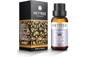HEYTREE Aceite Esencial de Lavanda 30ml - Aceite de Aromaterapia para Aliviar el Estrés y Dormir Mejor-100% Aceites Naturales para Difusor, Hogar, Vela y Jabón,DIY-