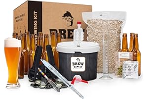 Brew Monkey® Bierbrauset Weissbier | Luxe Set 5 Liter Bier | 5,7% Vol. | Bier Brauen in der Küche | Bier Brauen Set zum Selber Brauen | Männergeschenke