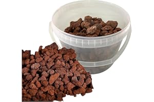 flonatur Piedras Volcánicas Premium para Jardinería y Decoración | 100% Naturales, Ecológicas, Versátiles Embellecer Tu Hogar y Jardín | Tamaño 10/25-2,5kg 3 litros