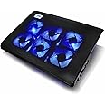 AABCOOLING NC70 - Laptop Cooling Pad with 6 Fans and Blue Backlight, Laptop Fan, Laptop Accessories, Gaming Laptop Cooler, Laptop Ventilator