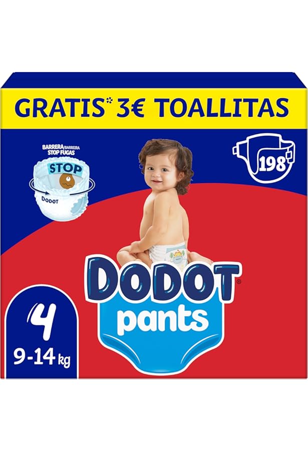 Dodot Activity Pants Pañales Bebé - Tallas 4, 5, 6