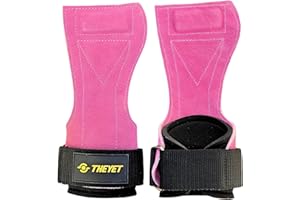 Theyet Maniques pour Crossfit en Cuir sans Trous Unisexe | Gants de Gym Cross Training Hommes et Femmes | Protection pour Les Mains Tractions Haltérophilie Barres de Fitness Calisthénie Gymnastique