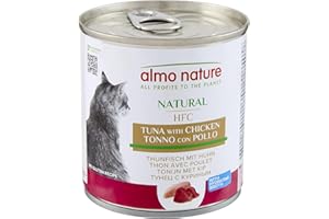 Almo Nature HFC Natural - Thon et Poulet (Paquet de 12 boîtes de 280 g)