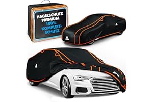 ‎WALSER WALSER KFZ Schutzplane Exzellenter Hagelschutz, TÜV geprüft, Perma Protect Complete, Autoabdeckung, Größe 3, schwarz