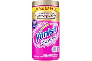 Vanish Gold Oxi Action Chlorine Bleach Free Stain Remover Powder, For Colours, 1.9 kg