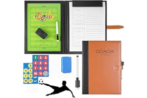 LaceDaisy Professional Football/Entraîneur de Football Tableau magnétique Stratégie gagnante Conseil Tableau Tactique avec Magnétique, Marqueur