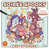 Soir&eacute;e Spooky: 10 sc&egrave;nes &agrave; compl&eacute;ter + de 600 stickers + 1 pince incluse