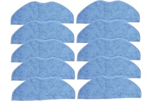 COOKIBLEND Lot de 10 chiffons de nettoyage de rechange pour X-Plorer Serie 75 S+ pour aspirateur robot pour Tefal