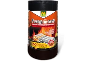 FUEGO NET Fuegonet 231283 Pastillas con Envoltorio, Blanco, 3 x 12 x 23 cm