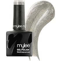 Mylee Miles High Club Gel-Nagellack 10ml – UV/LED Gel, Dunkles Blau Mit Glitter, Bis Zu 3 Wochen Haltbar