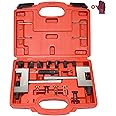 Yuesstloo Engine Timing Chain Removal Installer Tool Kit, Camshaft Riveting Tool, Compatible with Mercedes Benz M271 M272 M273 M274 M276, with Carrying Case & Gloves