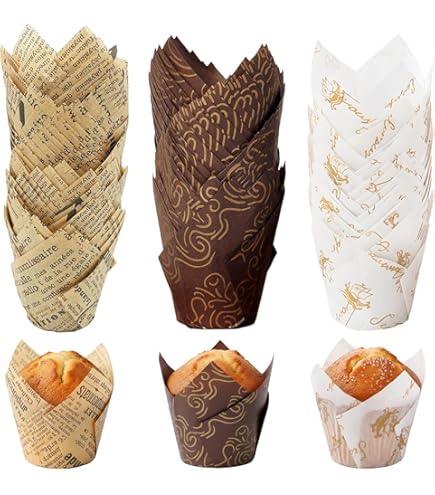 200 Pièces Caissettes Cupcake, Caissette Muffins Papier, Caissettes Papier Muffins Moule