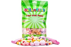 Munch-o-licious Gefriergetrocknete Süßigkeiten - 100g Vegane & Halal Freeze Dried Candy - Ideal als Geschenk - TikTok-Trend - Perfekt für Weihnachten - Knusprig und Lecker