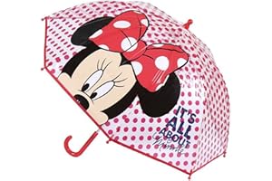 CERDÁ LIFE'S LITTLE MOMENTS Cerdá - Paraguas Burbuja Manual de Minnie Mouse- Licencia Oficial Disney