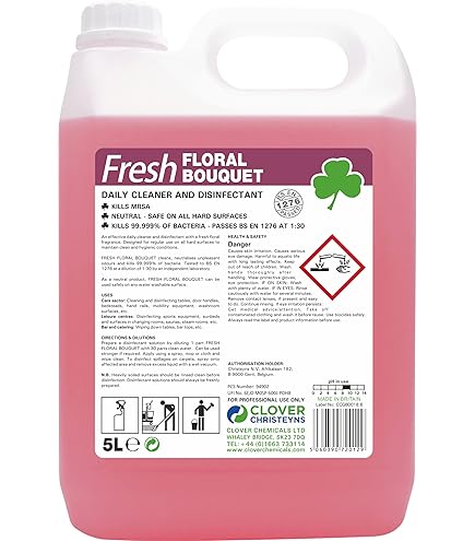 Clover Chemicals Sola Lemon Hard Surface Cleaner 5L - Home Fragrance - View #7