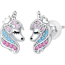 Orecchini A Libellula Arcobaleno In Argento Sterling 925 - Anallergici - Regalo Donna