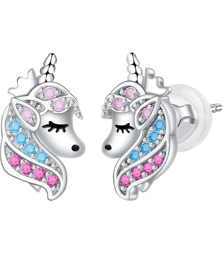 Orecchini Bambina FIVE-D A Forma Di Delfino - Argento 925 Con Zirconi E