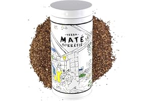 YVY MATÉ Yerba Mate Bio Torréfié Grand Cru 100g | Maté Bio Non Fumé et cultivé en Agroforêt | Boîte 100g en fer blanc sérigraphiée | Environ 40 tasses | Idéal pour les amateurs de café