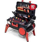 Tool box set XXL 4 electric 80 units. incl. tool box | (45734) Electrician's case with wheels I box with wide assortment I ad