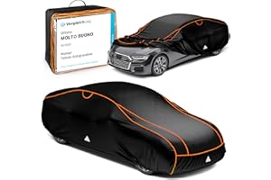 WALSER telo antigrandine per auto, Perma Protect, prodotto Molto Buono* copertura per auto antigrandine, certificato dal TÜV Austria* telo protettivo idrorepellente Copriauto Misura 2 nero