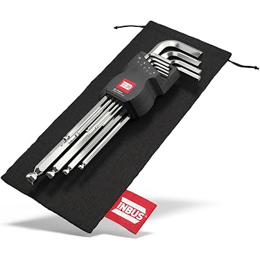 Eklind Klapp-Inbusschlüssel Set – 7 Metrische Größen (1,5–6 Mm) In Einem Griff