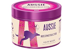 Aussie Reconstructor Hair Mask 500ml to Revive and Moisturise Dry and Damaged Hair, Leaving it Smooth and Soft, Infused with Australian Macadamia Nut Oil, Vegan and Cruelty-Free